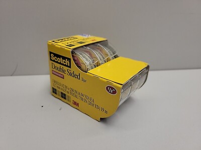 Scotch ‎3136 Double Sided Tape - 3 Pack for sale online | eBay