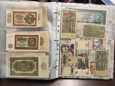 alte Banknoten - Sammlung - Ordner aus Nachlass