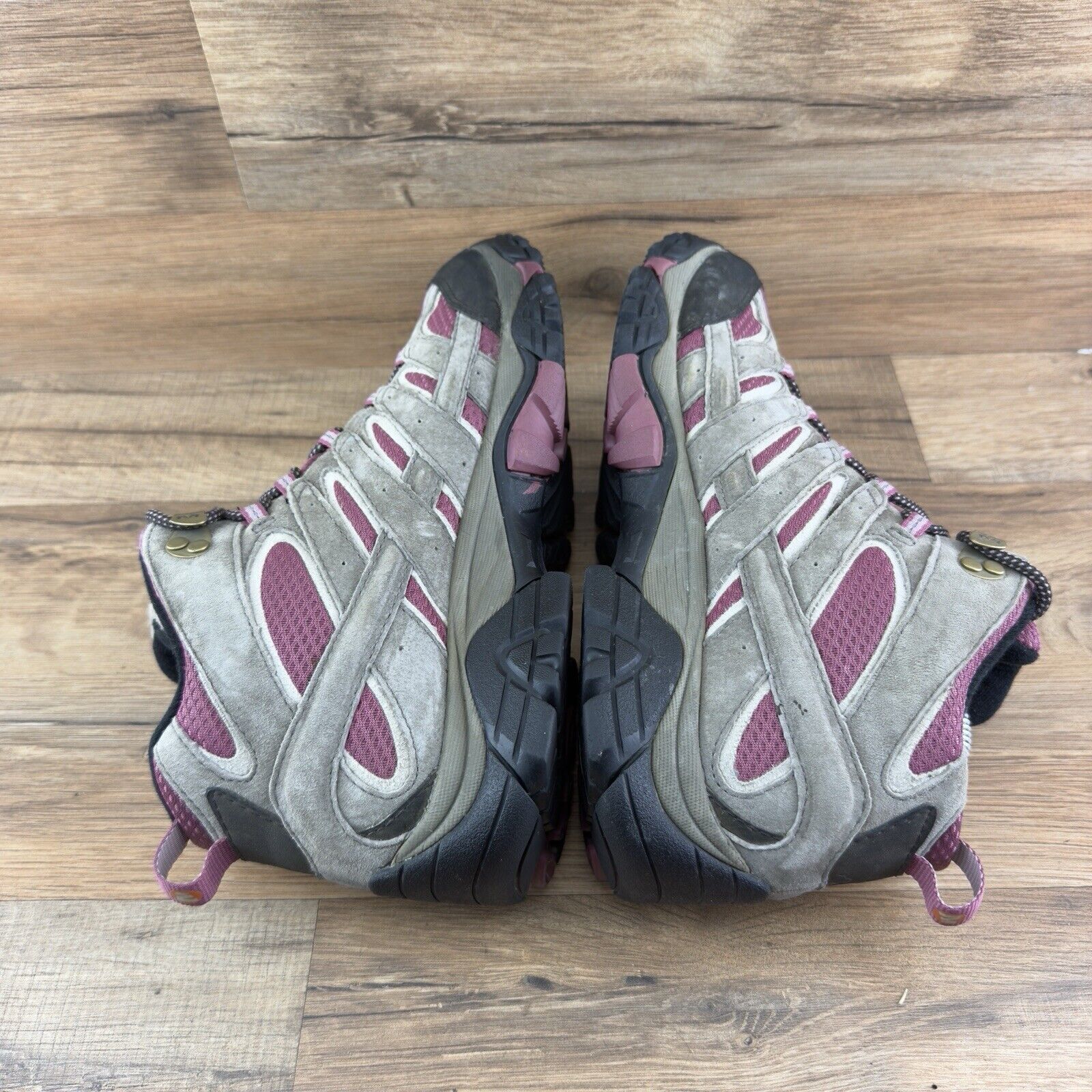 Scarpe da trekking Merrell donna taglia 9 5 Vibram Moab 2 Mid impermeabili blush rosa