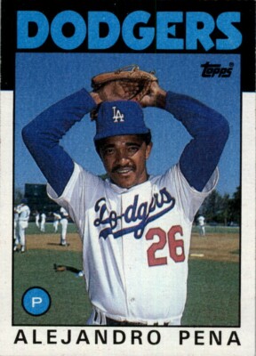 1986 Topps MLB Alejandro Pena #665