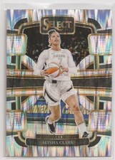 2024 Panini Select WNBA - Concourse Silver Flash Prizm #43 Alysha Clark