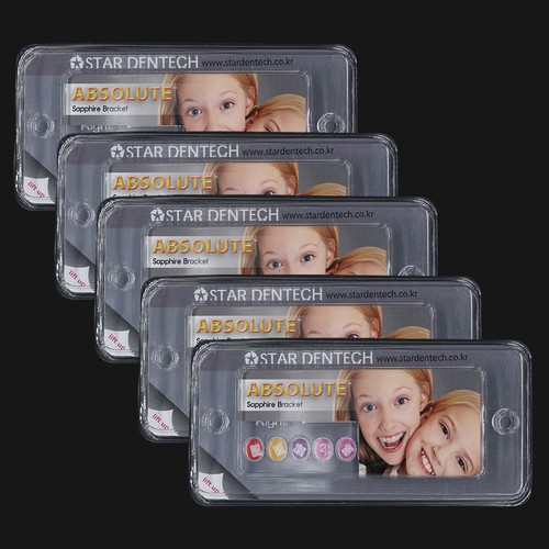 Dental Monocrystalline Sapphire Brackets Crystal Clear Mini Roth