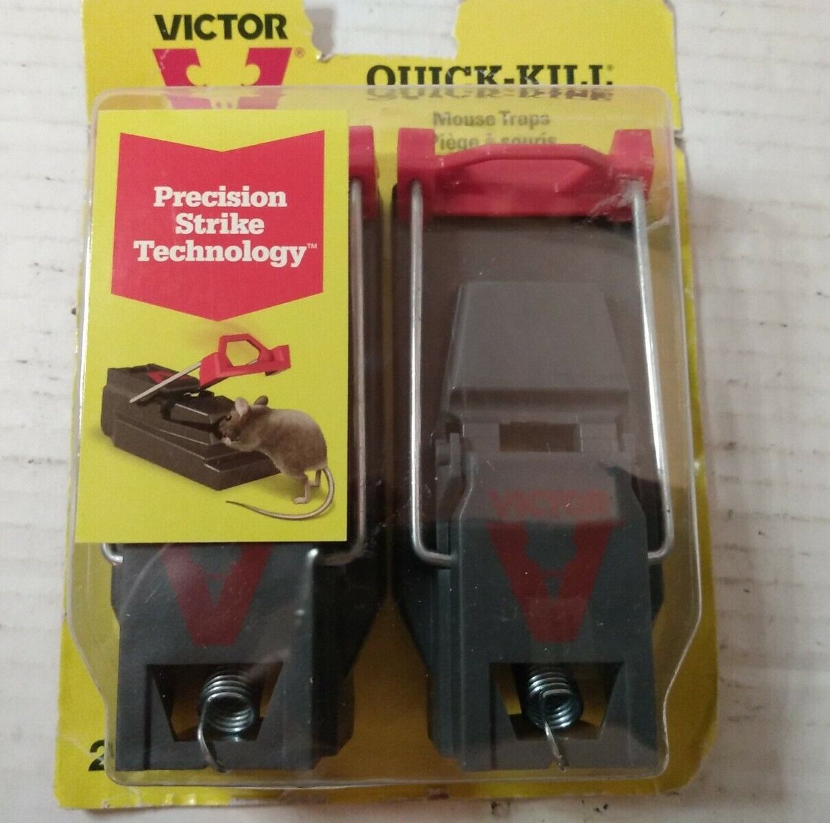 Victor Quick Kill Mouse Traps, Precision Strike Technology (2 Tr