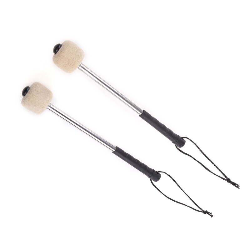 Drum Mallet Bass Beater with Wool Felt Hammer for Head Drumstick 2 eBay