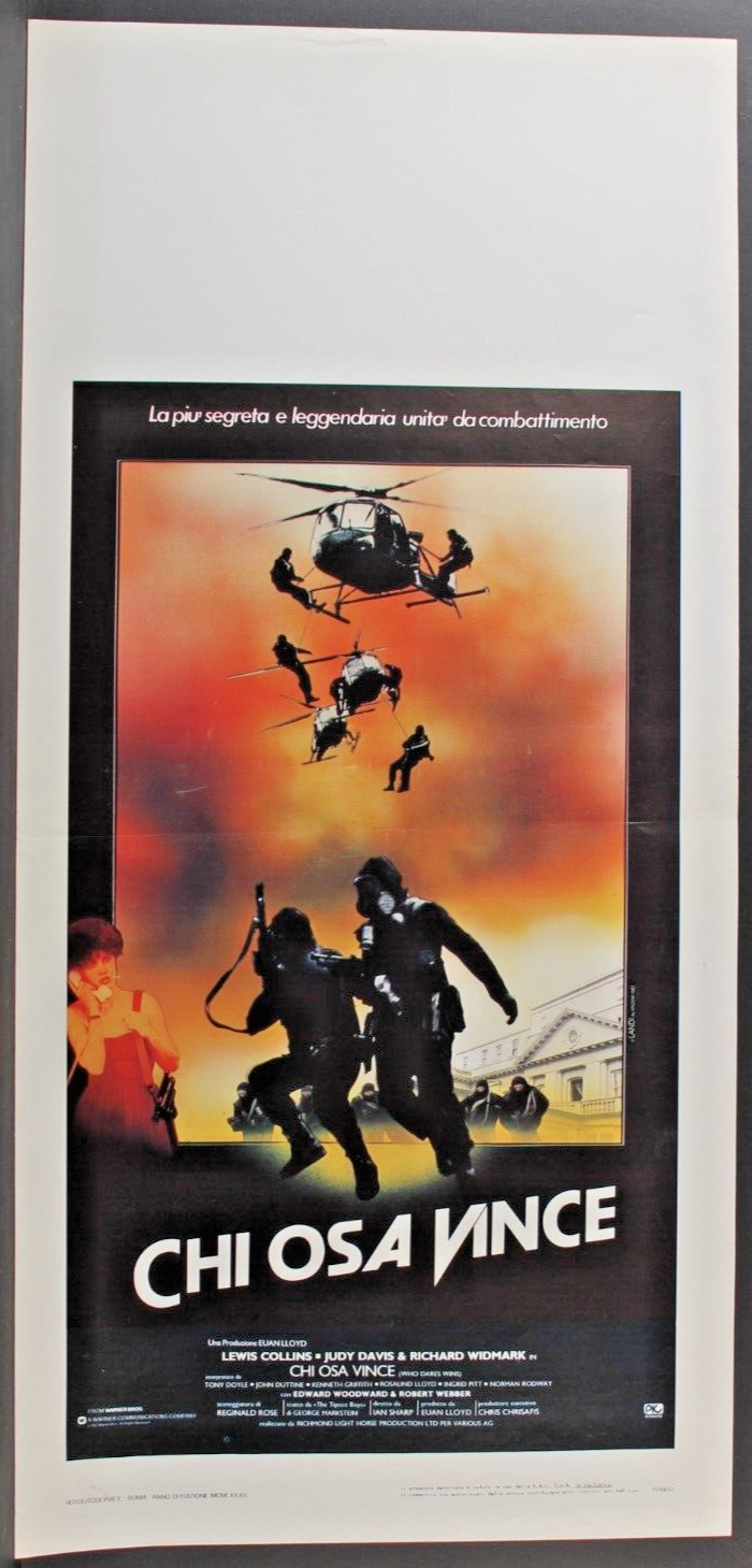 Locandina originale film Chi osa vince (1982) - Regia di Ian Sharp