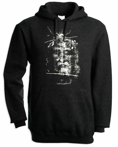 Turin Shroud Jesus Christ Men's Hoodie - Sweatshirt Christ Christian T-Shirt