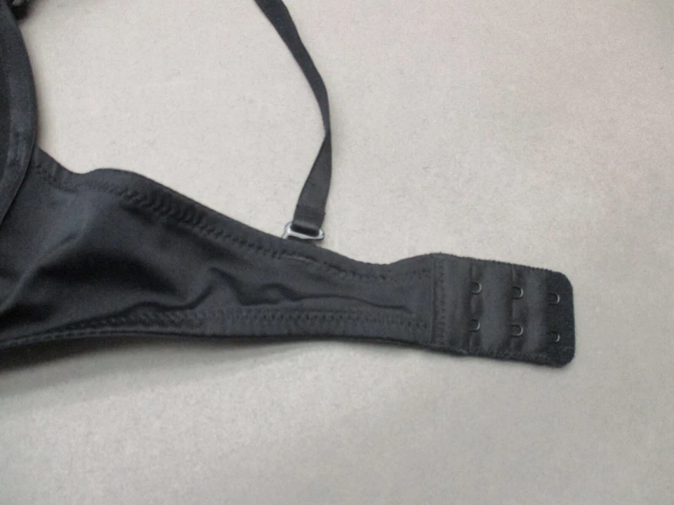 34C Moda Formas Mujer Negro Forrado U-Plunge Cierre Trasero Prendas moldeadoras Sujetador 4G Foto 4 de 4