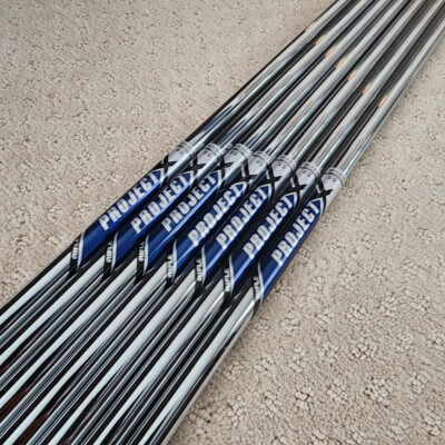 NEW Authentic Project X Steel Iron Shafts 4-PW (7) 5.5 Regular .355 Taper Tip