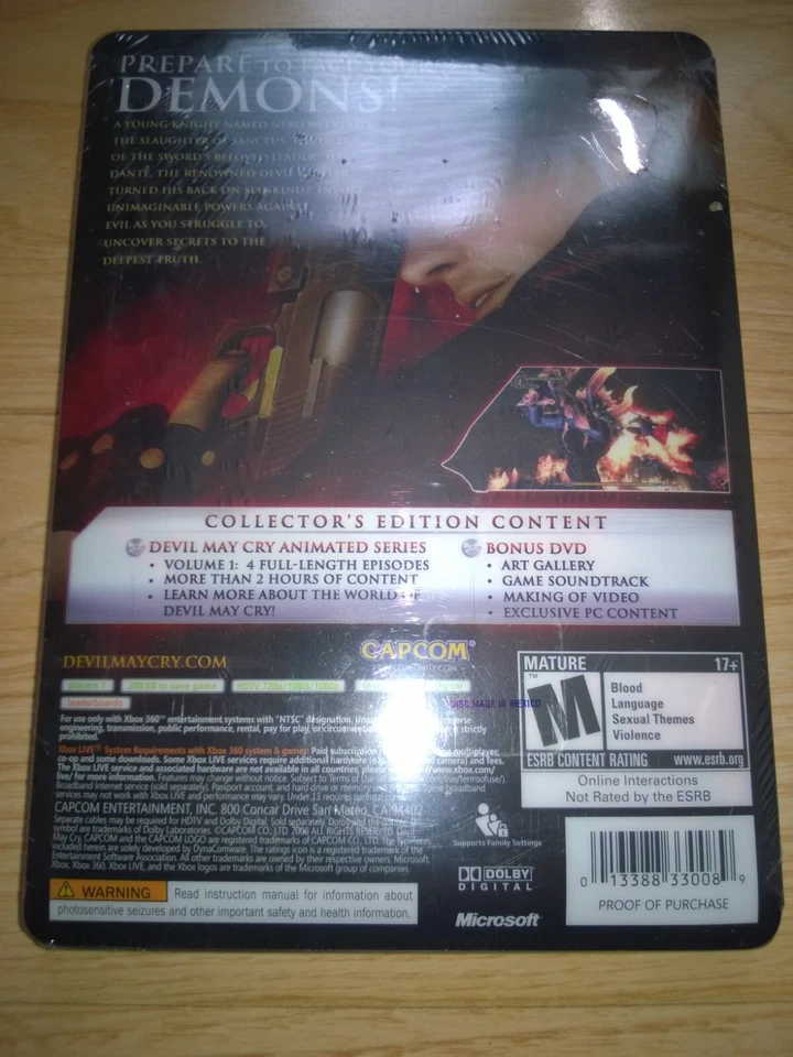 Devil May Cry 4 Collector's Edition -Xbox 360 - Image 4 of 4