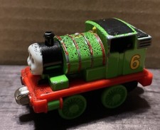 Thomas And Friends Take Along Die Cast Train Percy 2002 Black Soot Dirty Spots
