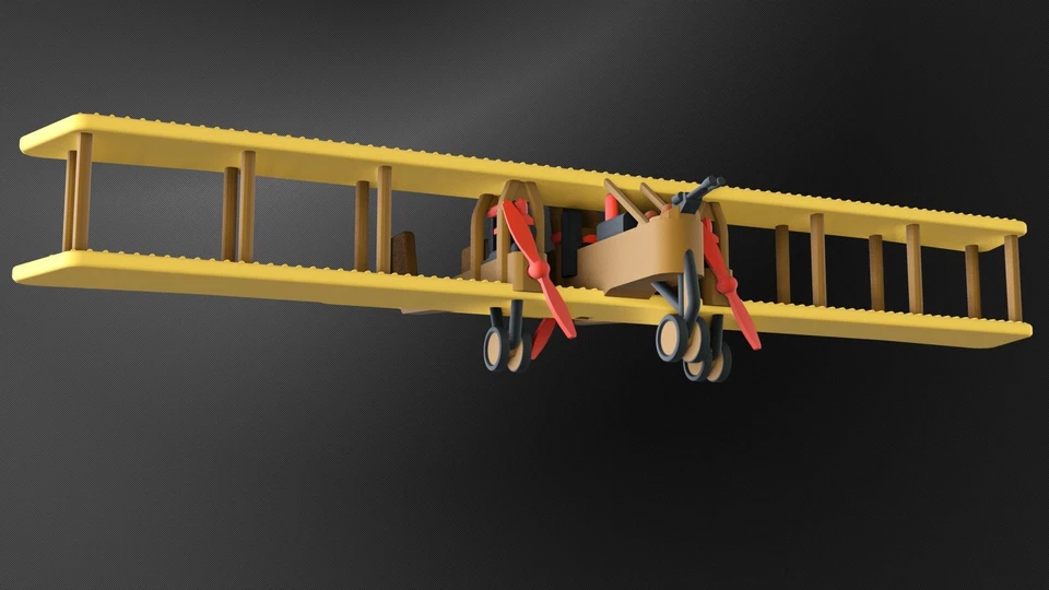 Caproni Ca.3 - WWI Bomber Planes - 1/144 Scale - wargame3d - Image 4 of 4