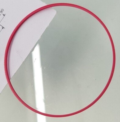 Uhrendichtung Dichtring Uhrendeckel O Ring Sanfil für Tissot, Omega, 32 mm ROT