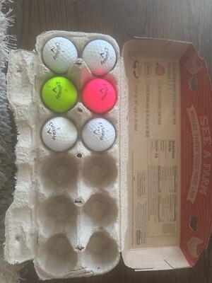 callaway golf ball 1. 3 super soft, 1 super fast, 1 Diablo tour, and 1 warbird