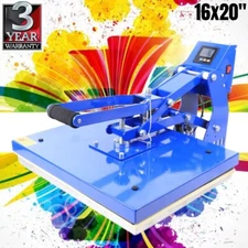 Heat Press Machine Auto Open 16x20 Clamshell Base T Shirt Heat Press Maschine