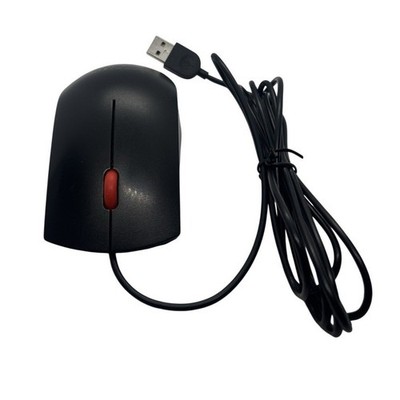 Lenovo 00PH133 Essential USB Optical Mouse Black Wired 1600 DPI