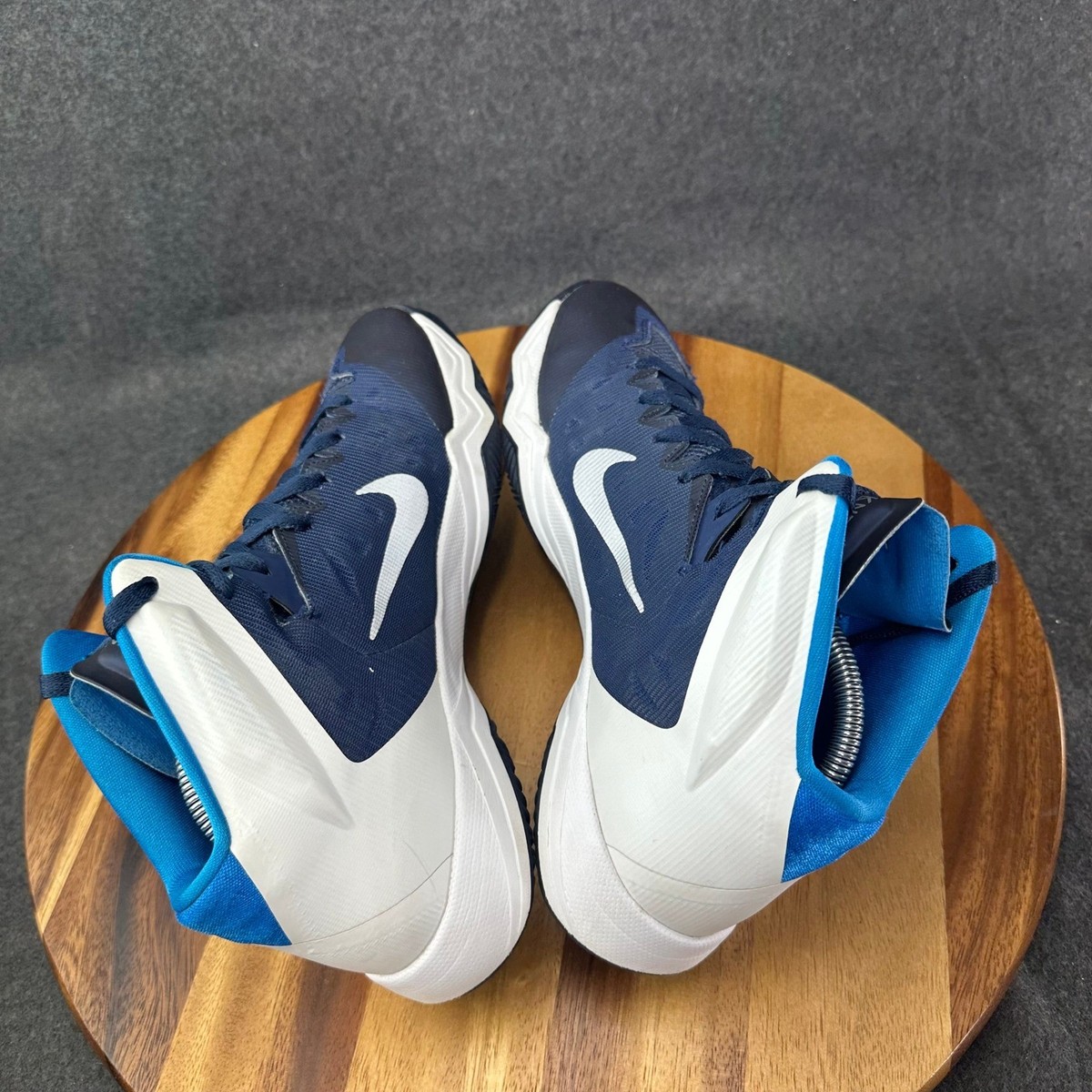 Nike Zoom Hyperquickness Mens 15 Midnight Navy Silver Blue 599420-400 Basketball Air Jordan 1 Retro High OG Dark Marina Blue GS 240 Sneakers  main image 4