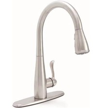 Premier 284453 Sanibel 1 Handle Pull-Down Kitchen Faucet Satin Stainless Finish