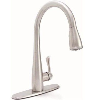 Premier 284453 Sanibel 1 Handle Pull-Down Kitchen Faucet Satin Stainless Finish