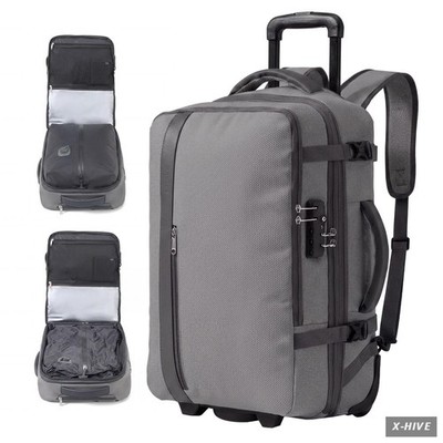 Rolling Vacuum Backpack Travel,One-Button Compression,Tsa Carry-On 54L Expanda