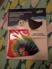 New Tye-Dyed Rainbow Pattern Face Mask