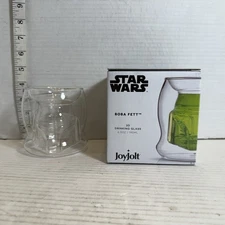 STAR WARS Boba Fett 3D Drinking Glass 6.5 OZ 190 ML Joy Jolt JSW10875 Disney ‘2X