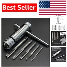 Durable Ratchet T Handle Tap Wrench  Metric Taps for Precise M3-M8 Tapping