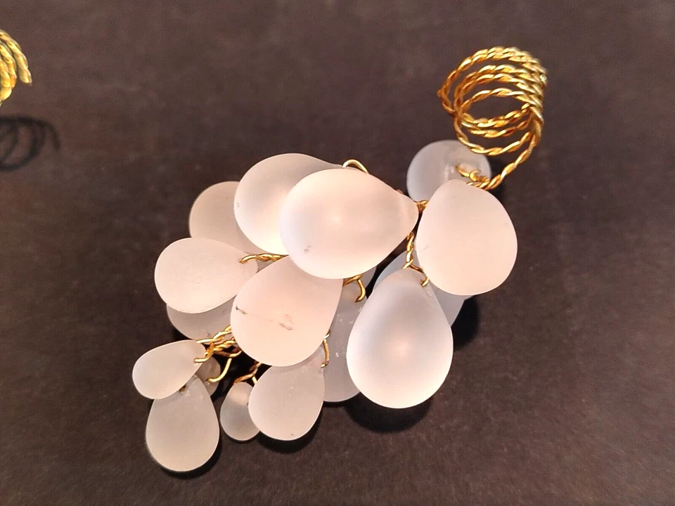 (2 ШТ.) КУЛОН ИЗ МУРАНСКОГО СТЕКЛА С ВИНОГРАДОМ ДЛЯ ЛЮСТР И УКРАШЕНИЙ - Изображение 4 из 4