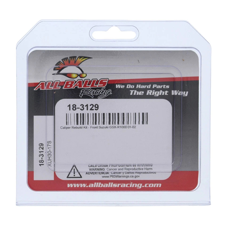 New All Balls Front Caliper Rebuild Kit 18-3129 for Suzuki GSX-R 1000 01-02 - Image 4 of 4