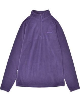 Mountain Warehouse Damen-Fleecepullover mit Reißverschluss am Ausschnitt UK 10 Small lila RN06