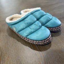 Ariat Crius Clog Slipper Women  s Size XS 5-6 Turquoise Blue AR2696-440