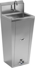 Hands-Free Stainless Steel Hand Sink w/ Foot Pedal  NSF Commercial