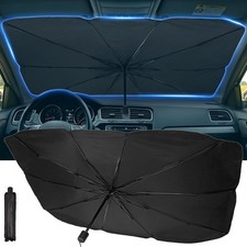 2026 Upgrade Windshield Sun Shade Umbrella, Foldable Car Front Window Sunshade