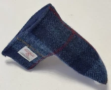 *Harris Tweed Handmade Wool Blade Putter HeadCover, 9.9/10 Condition, FREE SHIP!