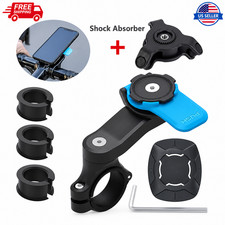 360  Rotatable Bike  Motorcycle Phone Holder Shockproof Secure Handlebar Mount.