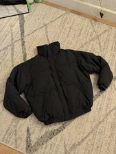 Fear of God Essentials puffer jacket black