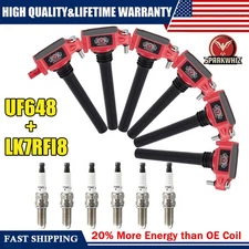 High Performance Ignition Coil&Spark Plug Pack for Chrysler Dodge Jeep Ram UF648