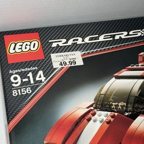 LEGO Racers 8156 Ferrari FXX 1:17 RARE! Red Sports Race Car Scissor Doors USED