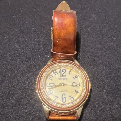 Chicos Women Wrist Warch Not Running It Might Need Battery Ot Repair Buy As Is