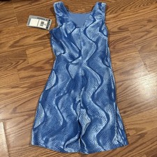 Danskin Girls Dance Wear Bike Unitard Size m