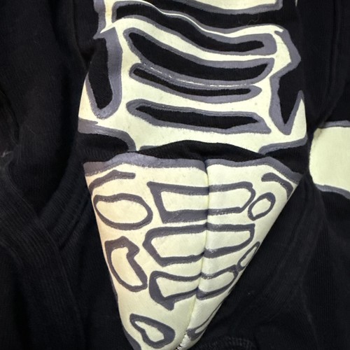 Mens American Eagle Boxer Briefs LARGE Black Halloween Skeleton Bone Xray Nice - Picture 4 of 9