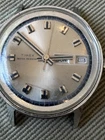 Vintage Mid Century Timex Water Resistant Day Date Windup Men’s Wristwatch Works