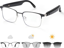 Bluetooth Audio Smart Glasses, Blue Light Glasses for Women Men, Remote