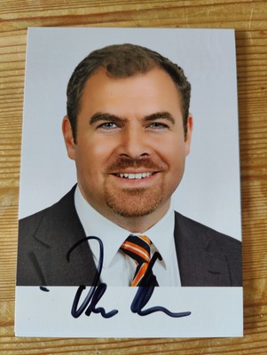 Autogramm Florian Hahn CSU design. Staatsminister Auswärtiges Amt