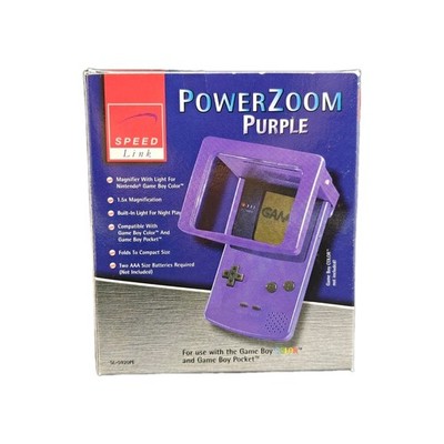 Speed Link Power Zoom Purple Lila SL-5920PE Lupe Licht f.Nintendo Gameboy Color
