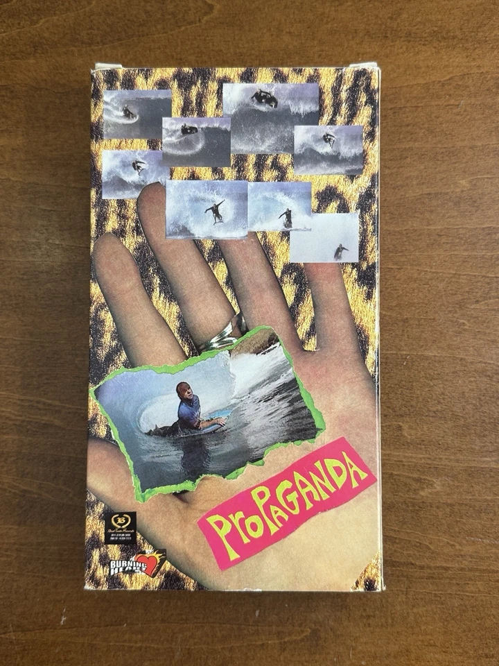 Propaganda 1991 VHS Paul Roach Surf Wakeboard Documentary Foto 2 de 3