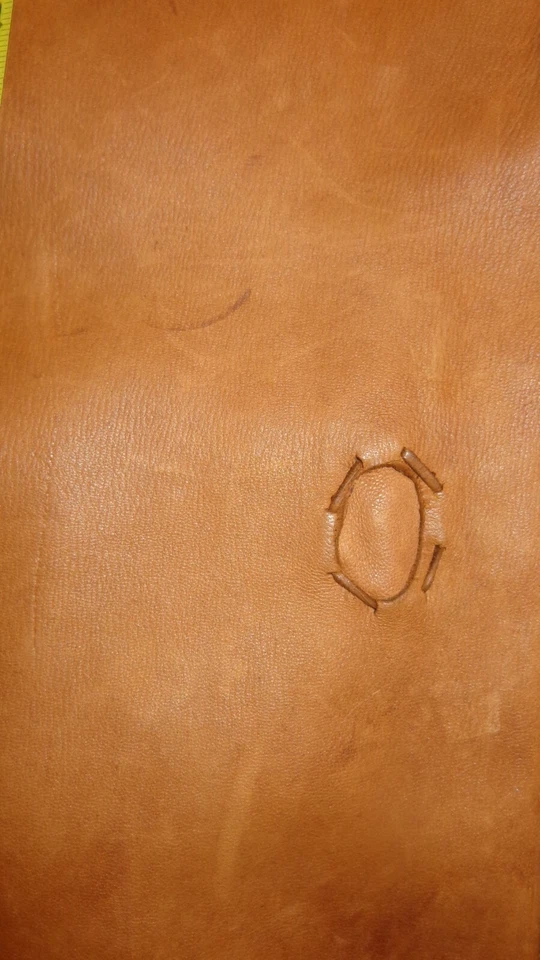 Used Vintage Buckskin Leather Suede Handmade Native American Dress Beads Fringed - Image 3 of 4