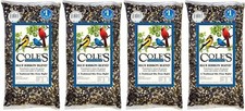 Cole's Blue Ribbon Unflavored Blend Bird Seed, 10lb Pack of 4 