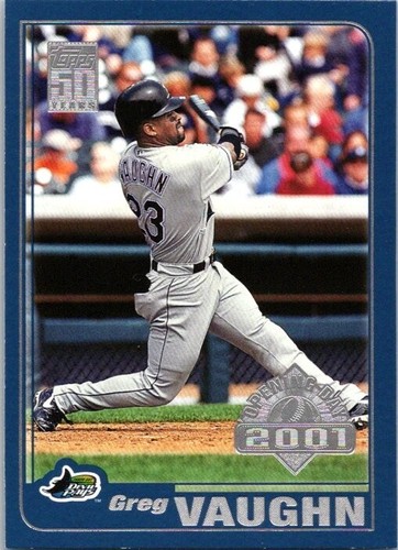 2001 Greg Vaughn #74