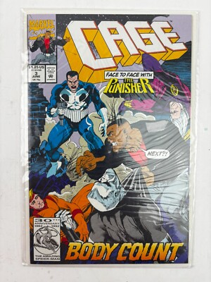 CAGE #3 - Face to Face with The Punisher 1992 Marvel Comics