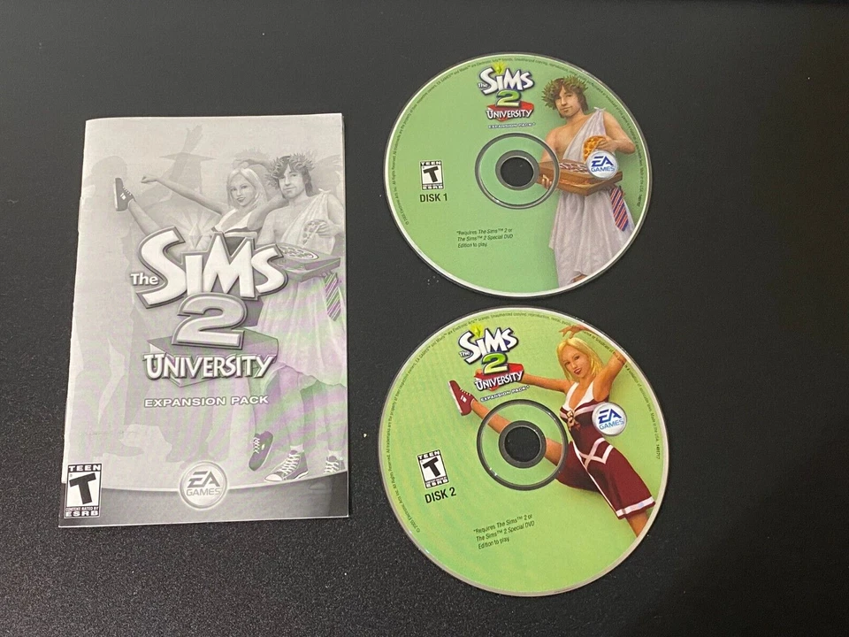 The Sims 2 University Expansion Pack (PC CD, 2006) CIB with Manual - Image 4 of 4